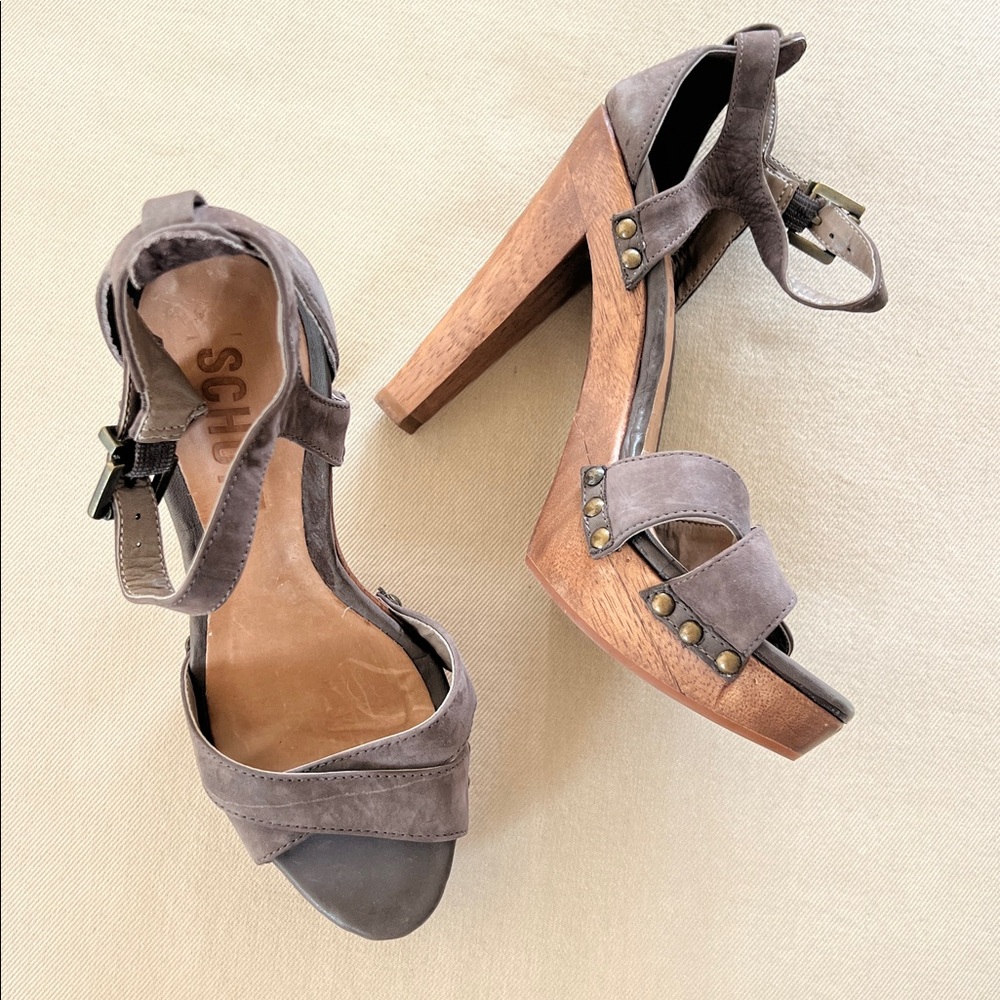 Schutz Salto Meia Platform Heels